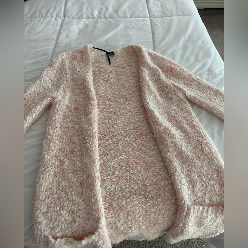 Long Sleeve Oversized Fuzzy Cardigan